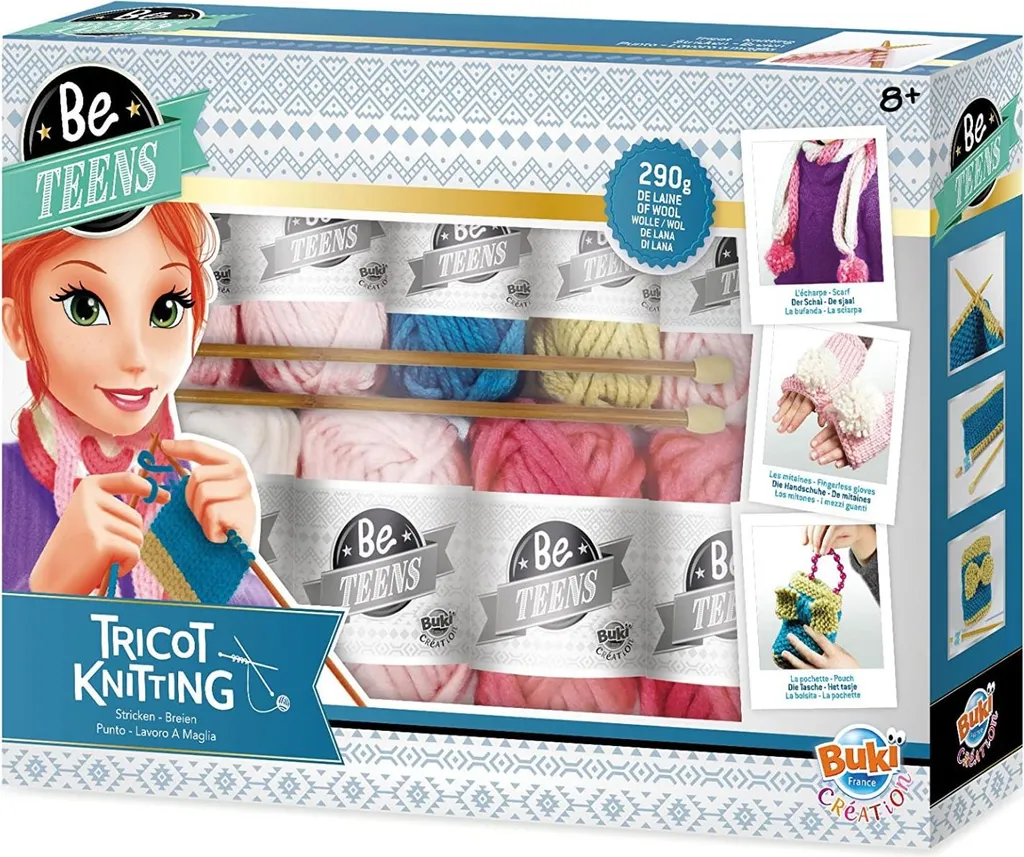 Gioco Educativo Buki Tricot: Laboratorio di Maglieria per Bambini