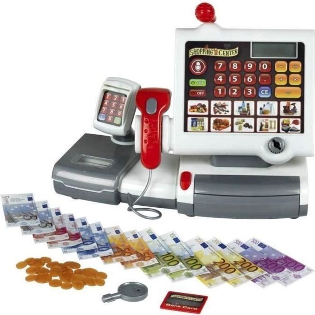 Spielzeugkasse, Klein Shopping Center Touchscreen Kasse, Sound- und Lichteffekte, 31 cm x 155 cm x 23 cm