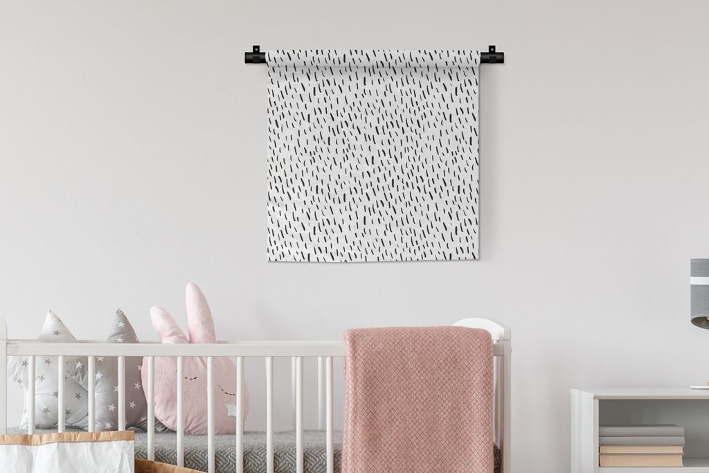 MuchoWow® Wandteppich Wandbehang Regen - Sommer - Muster Produktbild 