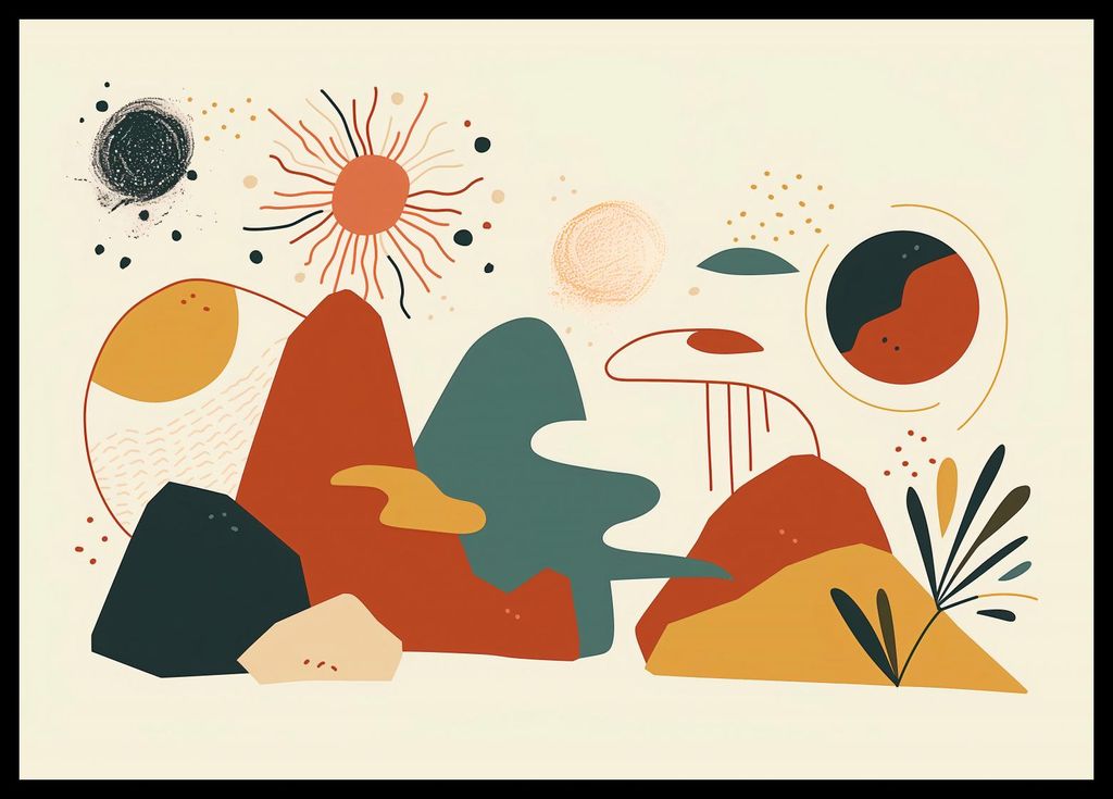 Plakat 59,4x42cm Kosmos der Farben