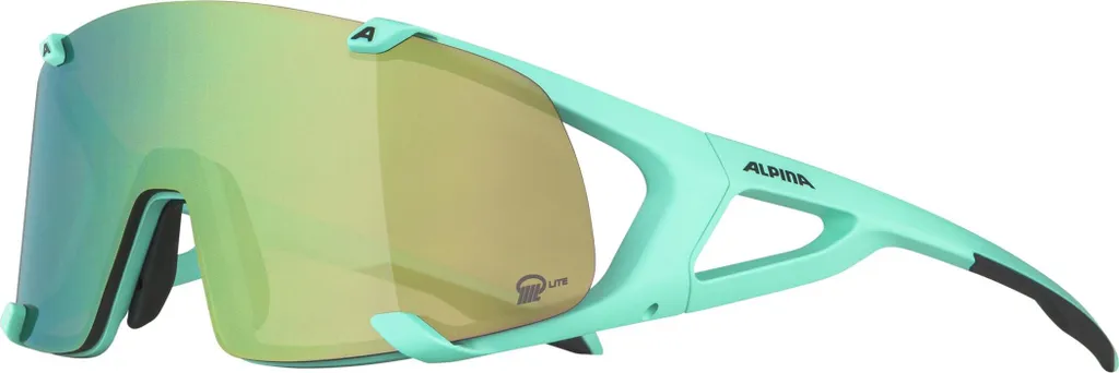 Alpina HAWKEYE S Verde 71 - Occhiali da Sole Sportivi e Trendy