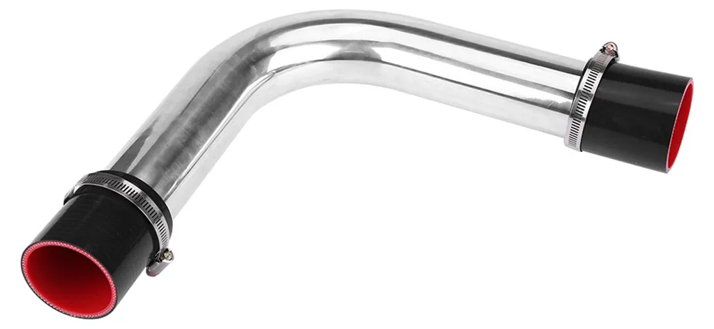 Tuyau Turbo Aluminium 70mm Haute Résistance avec Coude 90° Kit Complet