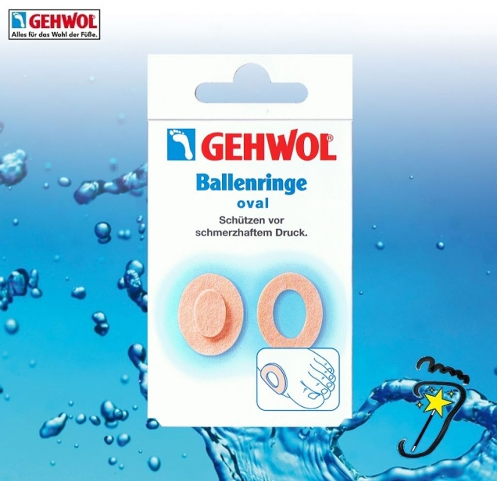 Gehwol Ballenring oval 6er