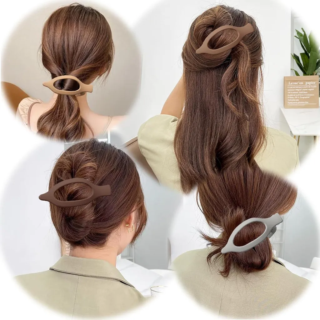 Pinces à cheveux anti-glisse pour tenue parfaite du chignon - Pack 6 - 5