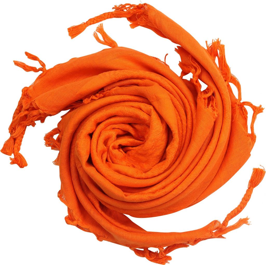Palituch - orange - orange - Kufiya PLO Tuch Produktbild 2