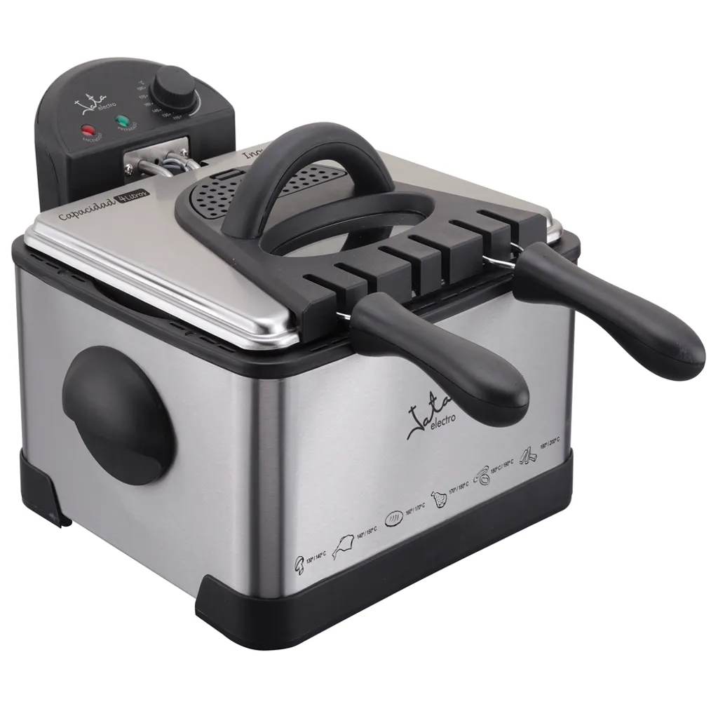 Friteuse JATA FR700 4 L en Acier Inoxydable : Grande Capacité Familiale