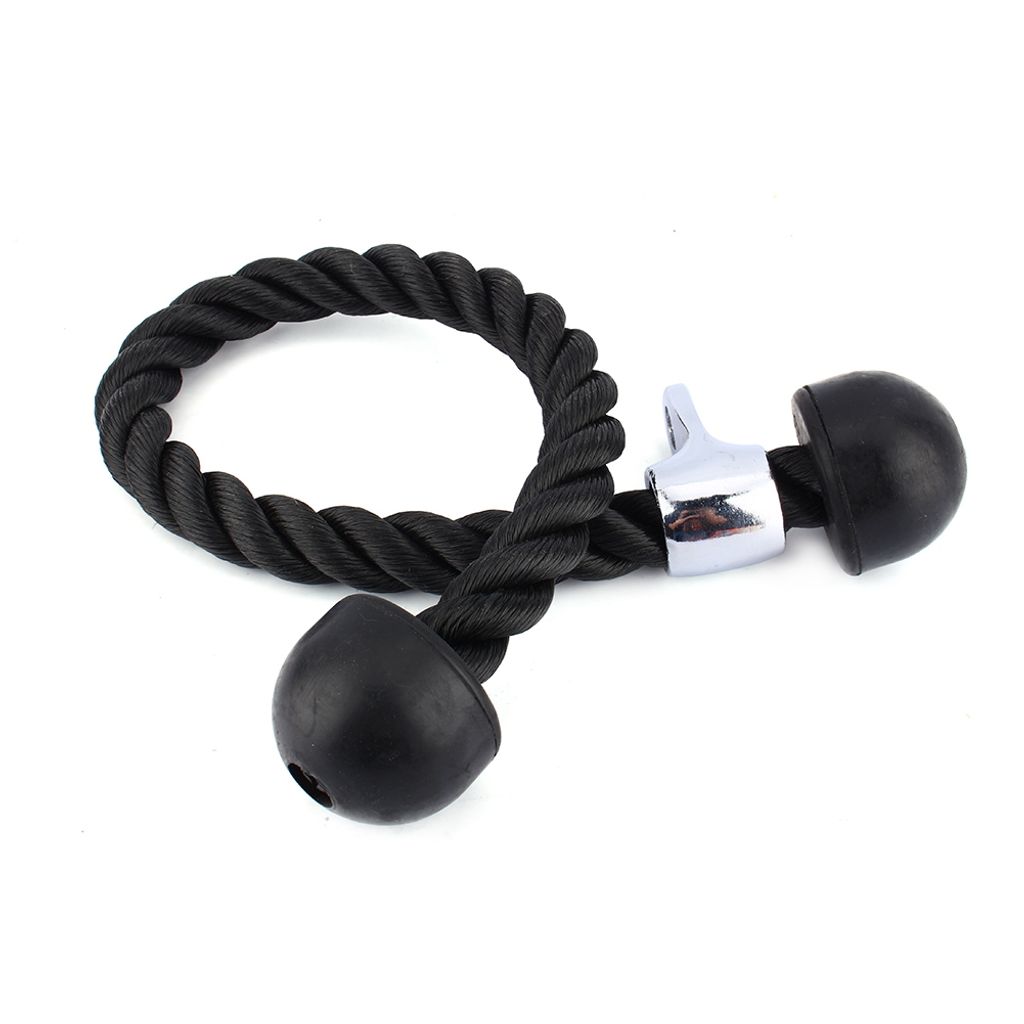 Trizeps Bizeps Seil 70cm - Nylon Zugseil Für Kraftstation Und Kabelzug