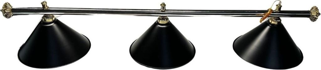 Pegasi Billardlampe schwarz mit 3 Schirmen Produktbild 