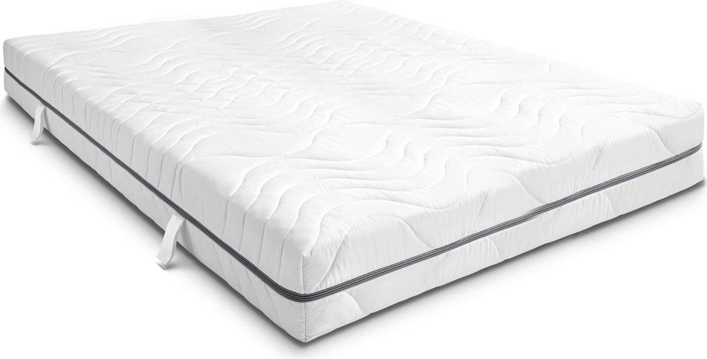 7 Zonen Viskoelastik-Matratze Sleezzz Smart 120 x 200 cm, Höhe 18 cm, Härtegrad H3 mit Air Memoryschaum