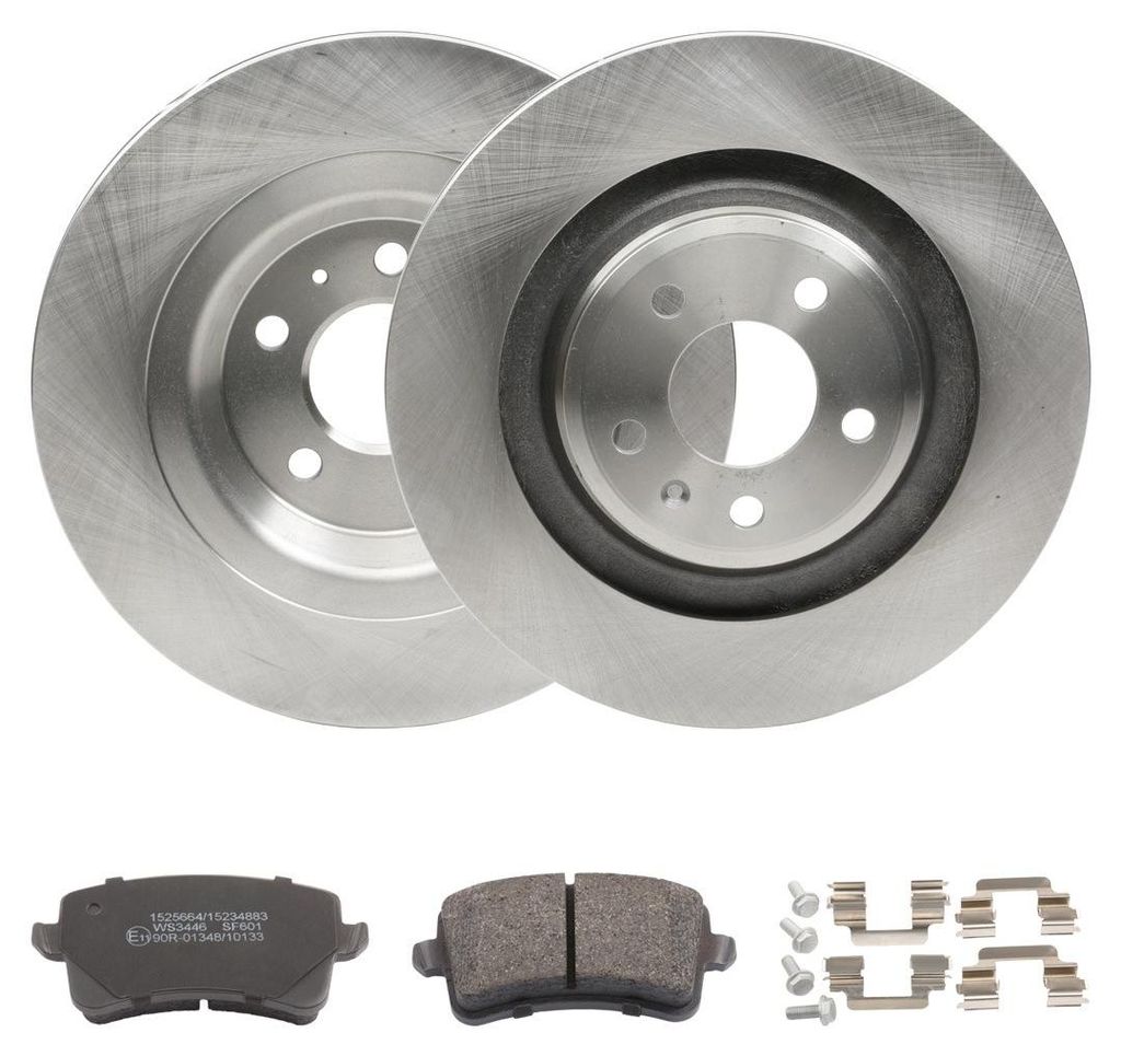 RIDEX Bremsenset Hinten Bremsscheiben Beläge Satz für AUDI A4 Avant (8K5, B8) 330,0mm