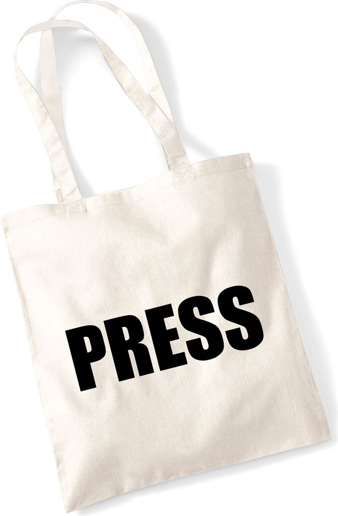 Huuraa Jutebeutel Press Schriftzug 10 Liter Natural Baumwolle Tasche Geschenkidee