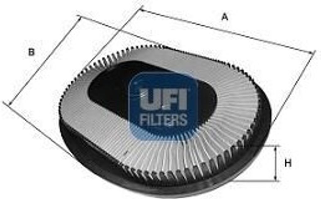 Luftfilter UFI 27.526.00 für NISSAN PRIMERA (P10) Filtereinsatz