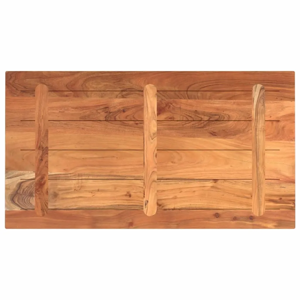 Top Scrivania SYFAX 100x60 in Acacia Massiccia - Design Industrial