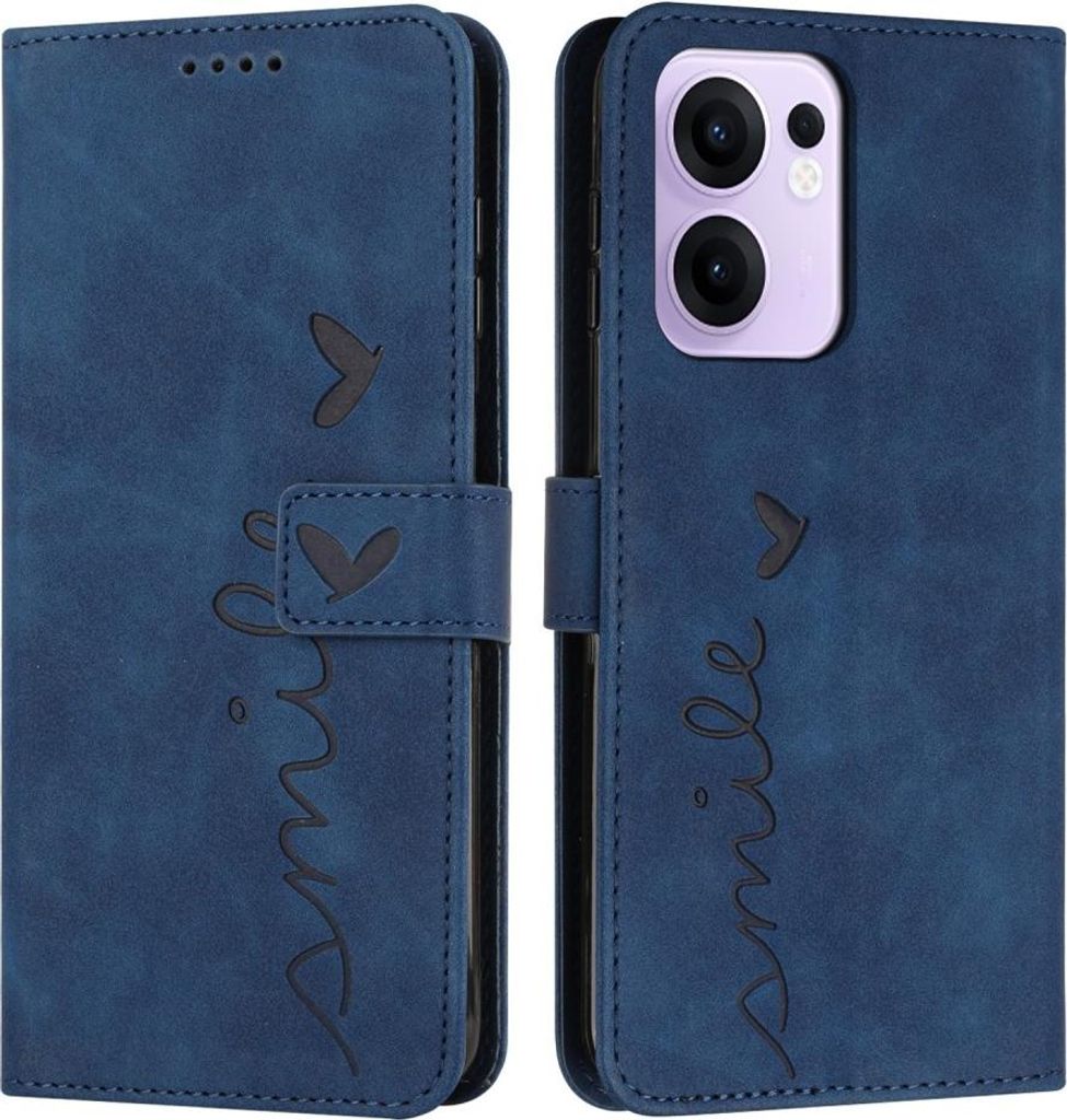 OPPO Reno13 F / FS 5G Hülle - Coverup Smile Klapphülle - Blau
