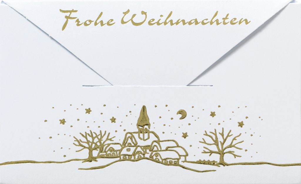 Weihnachten - Geldkarte - Glückwunschkarte im Format 6,7 x 11 cm mit