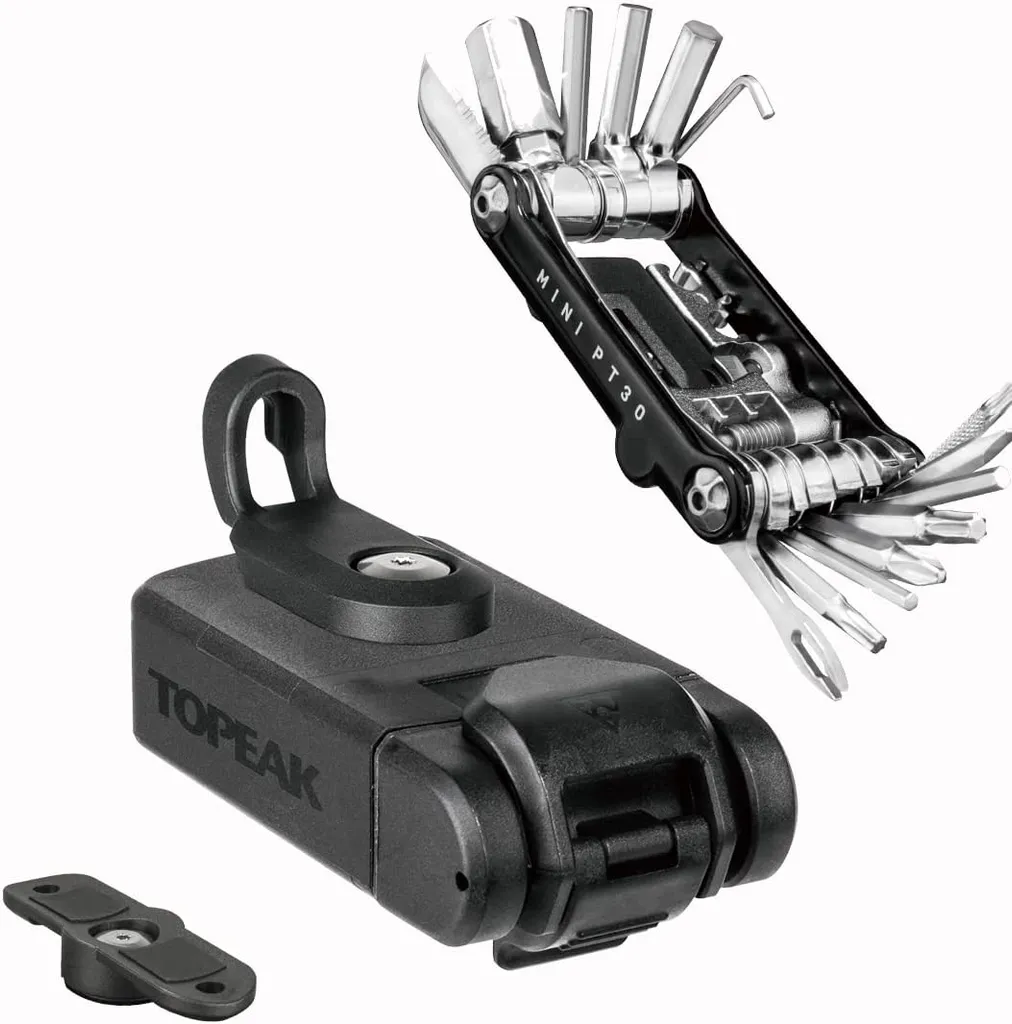 Topeak Ninja Master+ Toolbox PT30 Kit d'Outils Vélo Compact Noir TNJA-T30