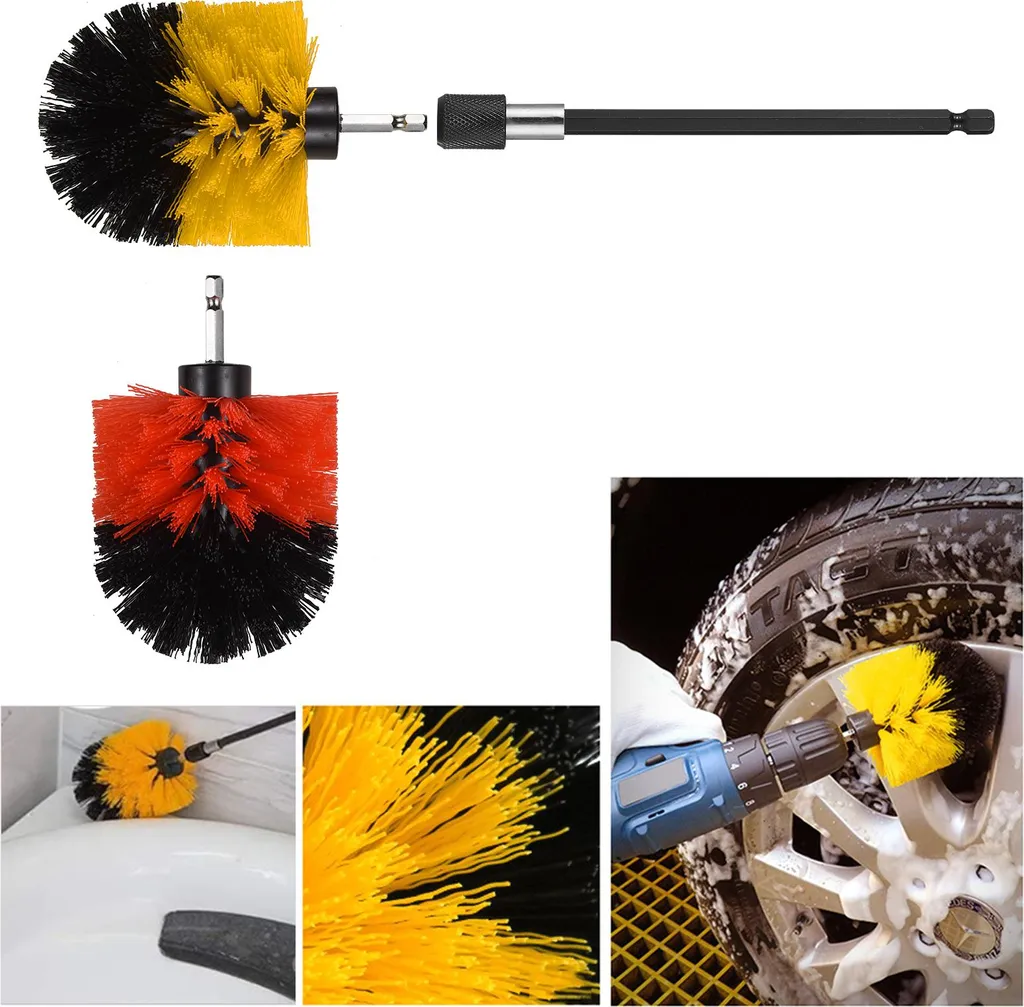 Dites adieu au calcaire avec ce kit brosse perceuse haute performance - 4