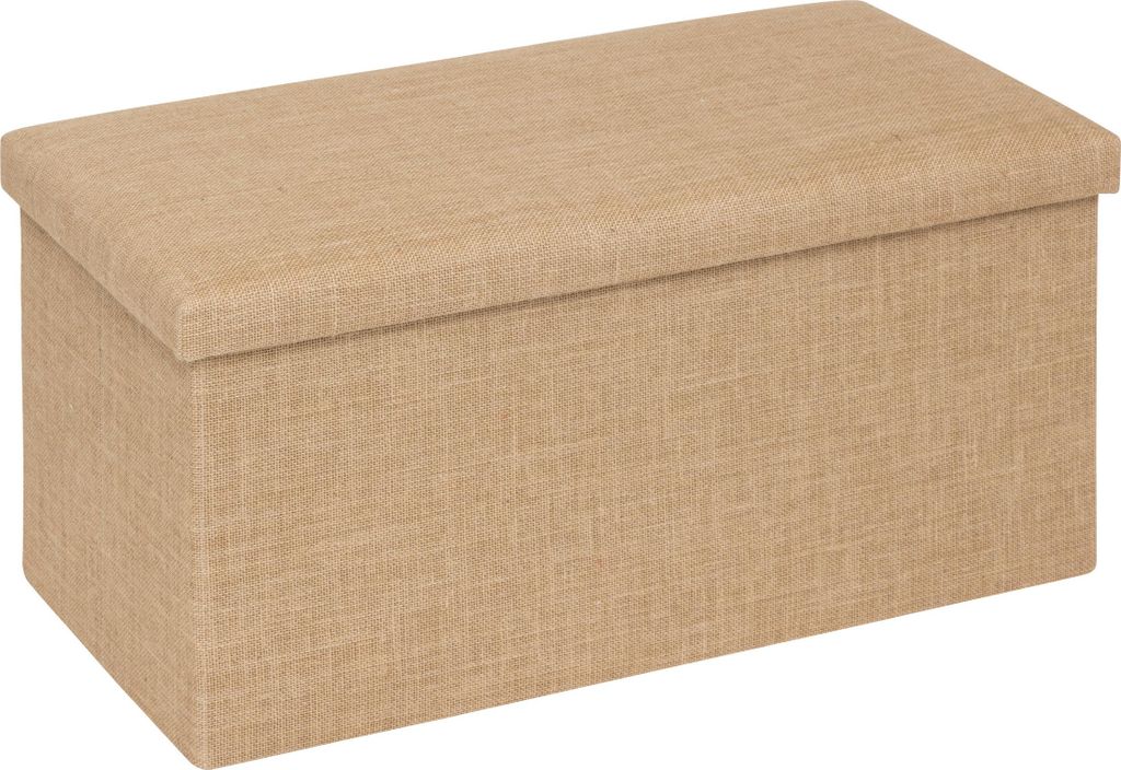 Sitzsack "mix n modul" aus beigem jutegewebe 76x38cm - 5 five simply smart