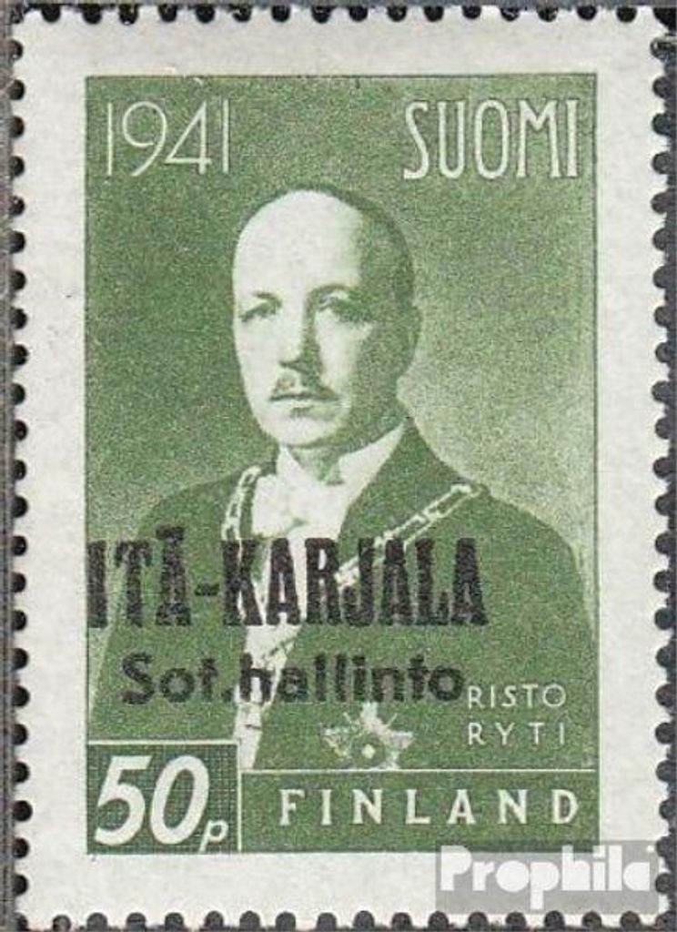 Briefmarken Finnische Bes. Ostkarelien 1942 Mi 16 Produktbild 