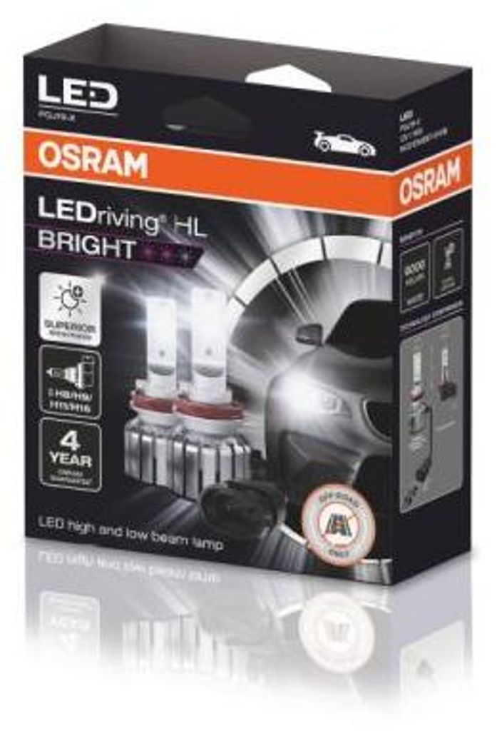 Osram LEDriving HL Bright H8/H9/H11/H16, 12V, 19W, PGJ19-X, Productafbeelding 