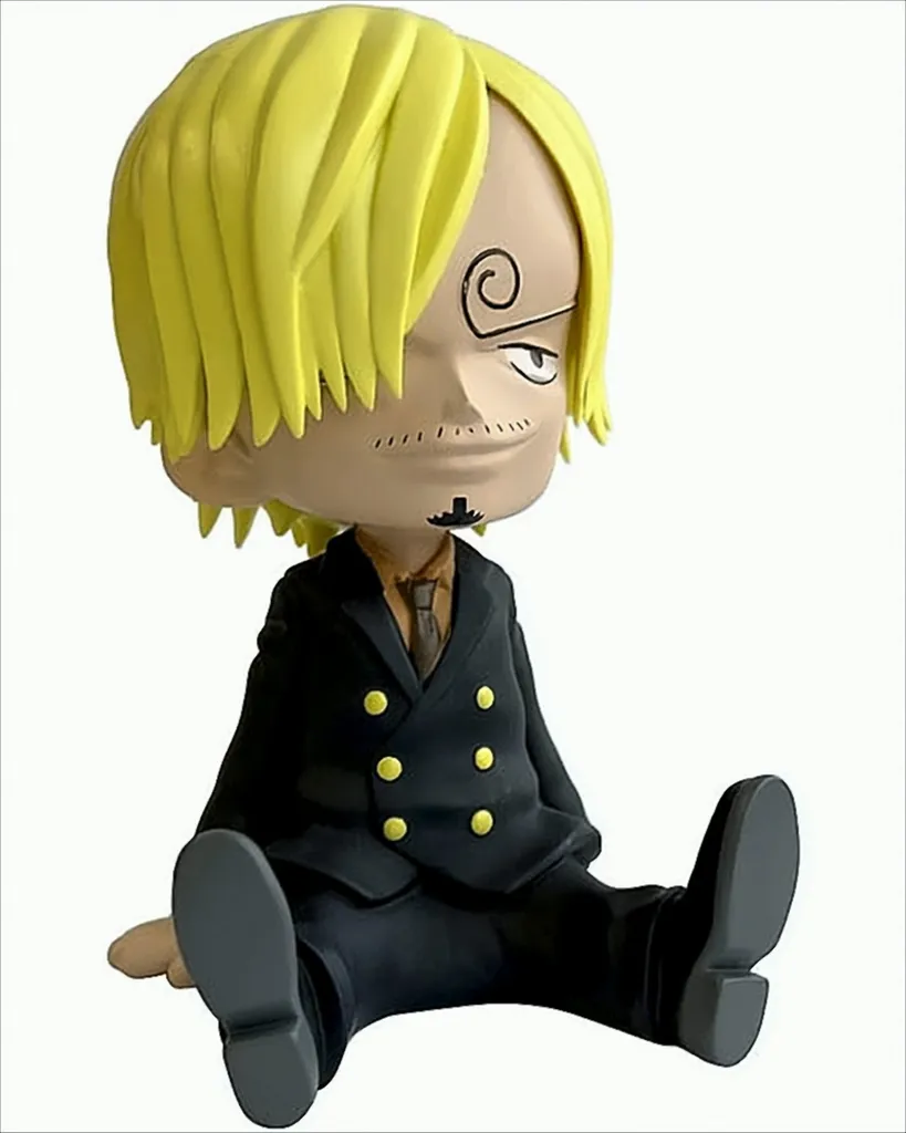 Tirelire Sanji One Piece 18 cm Incassable - Sécurisez vos Pièces avec Style