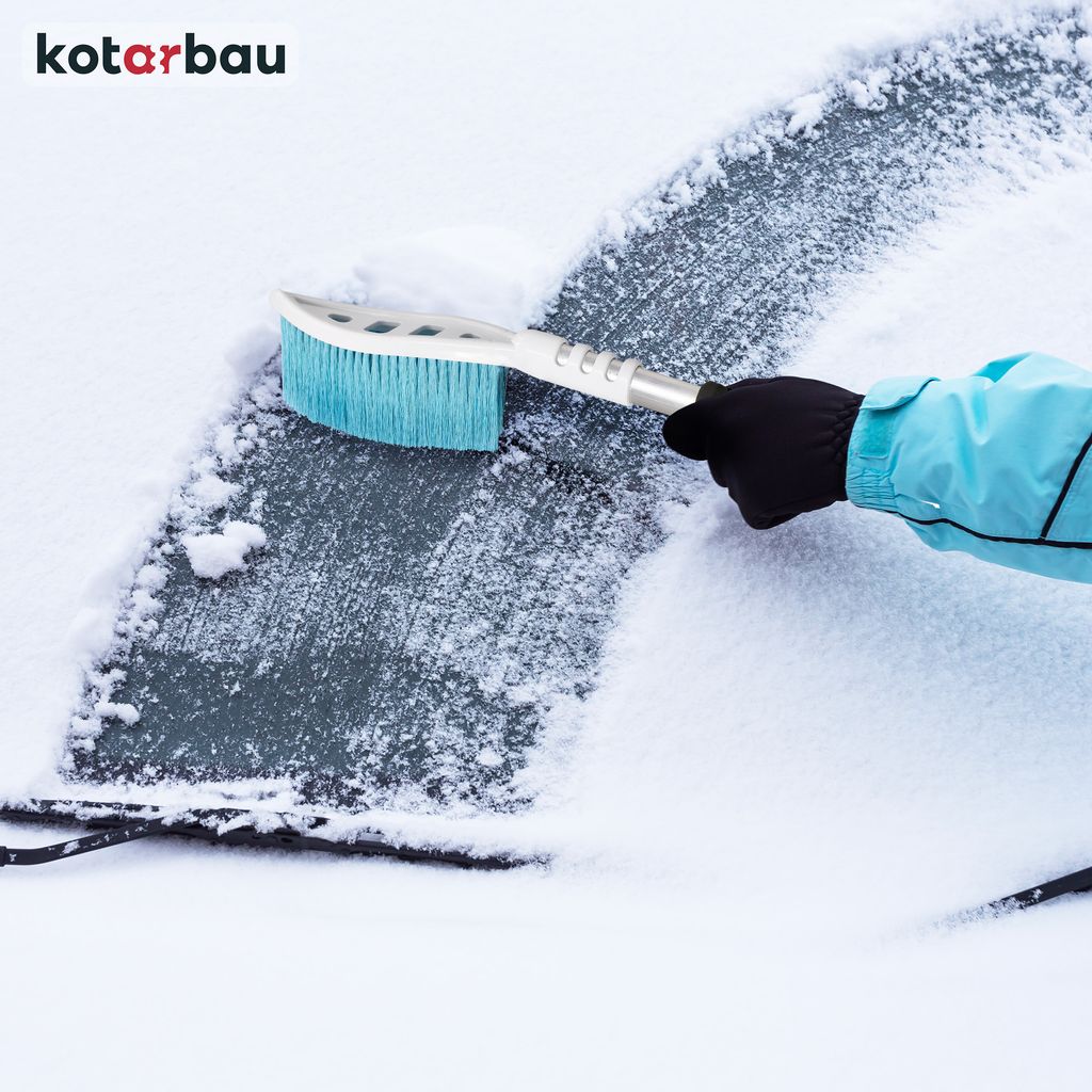 KOTARBAU® Premium Eiskratzer Auto mit Besen