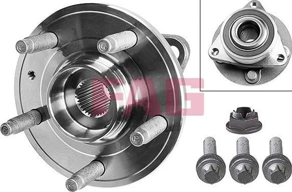 Kit Roulement de Roue OE 13583478 FAG : Haute Résistance pour Cruze et Astra