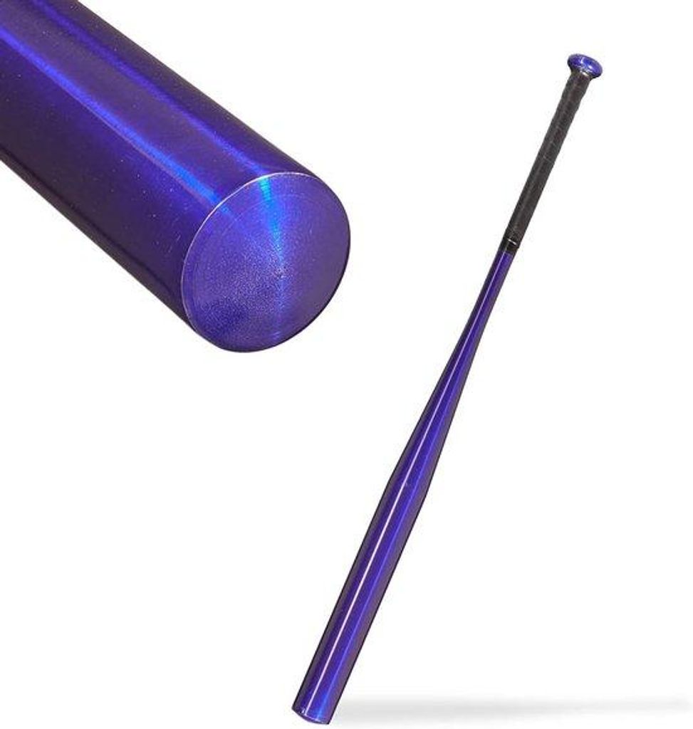 Aluminium Baseballschläger 34 Zoll - Anti-Slip Griff - Freizeitschläger für Hobby-Spieler - Blau