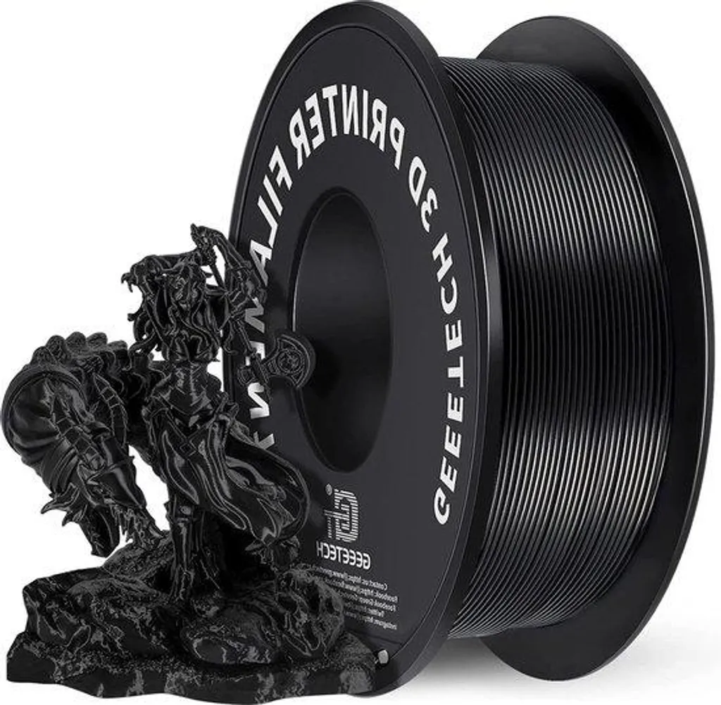 Filament PLA Noir 1.75 mm 1kg pour Imprimante 3D Haute Précision