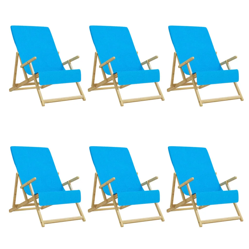 Asciugamani Spiaggia Turchese Set 6: Stile e Comfort 60x135 cm