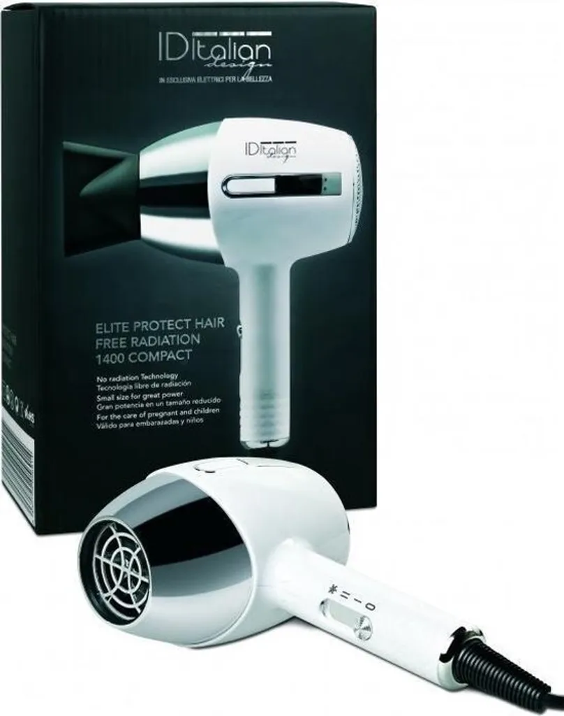Sèche-cheveux Id Italian Elite Protec White idéal pour cheveux épais - 2
