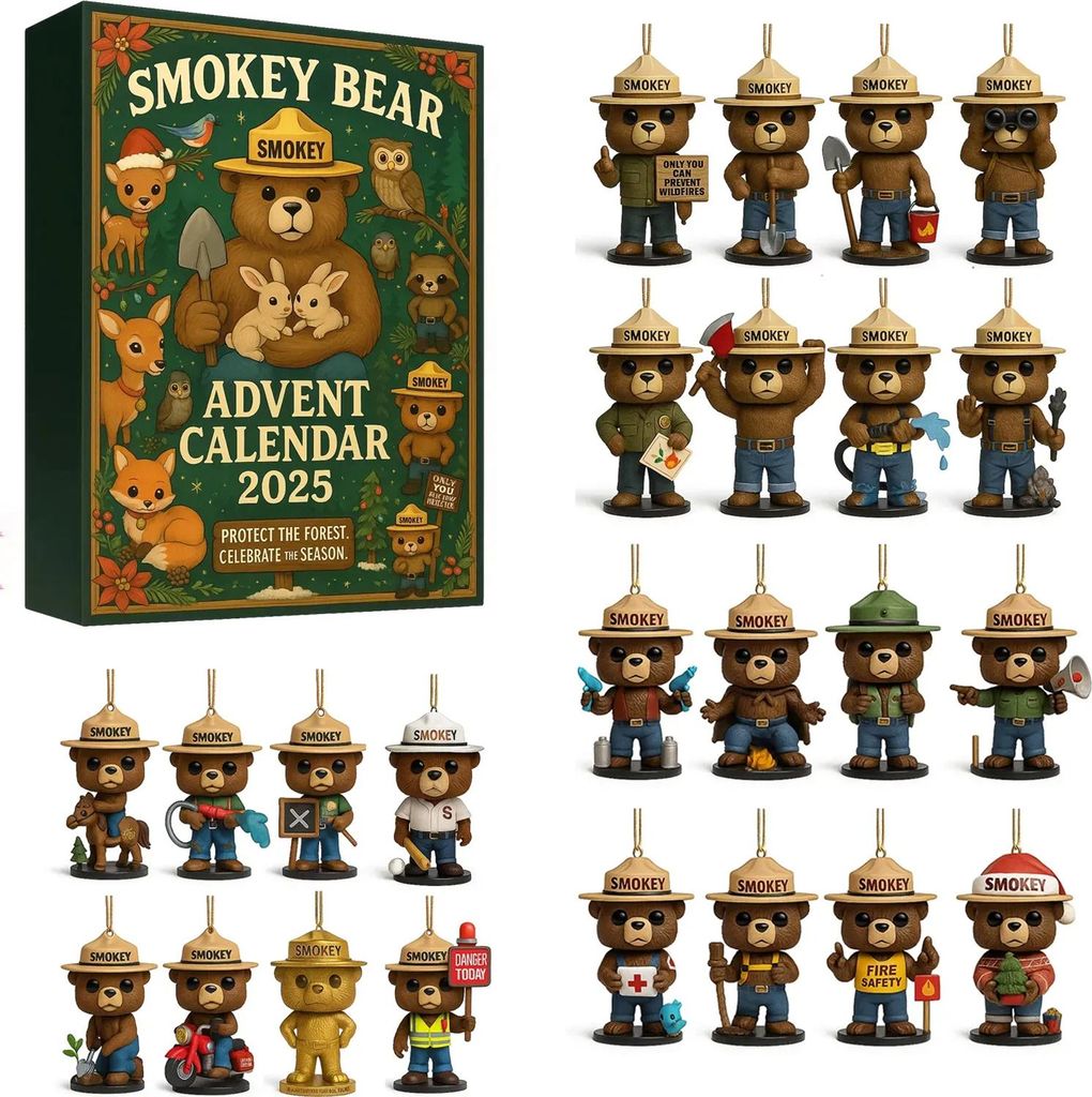 Halloween-Countdown-Kalender 2026 Adventskalender mit 24 klassischen Puppenfiguren, festliche Partydekoration A