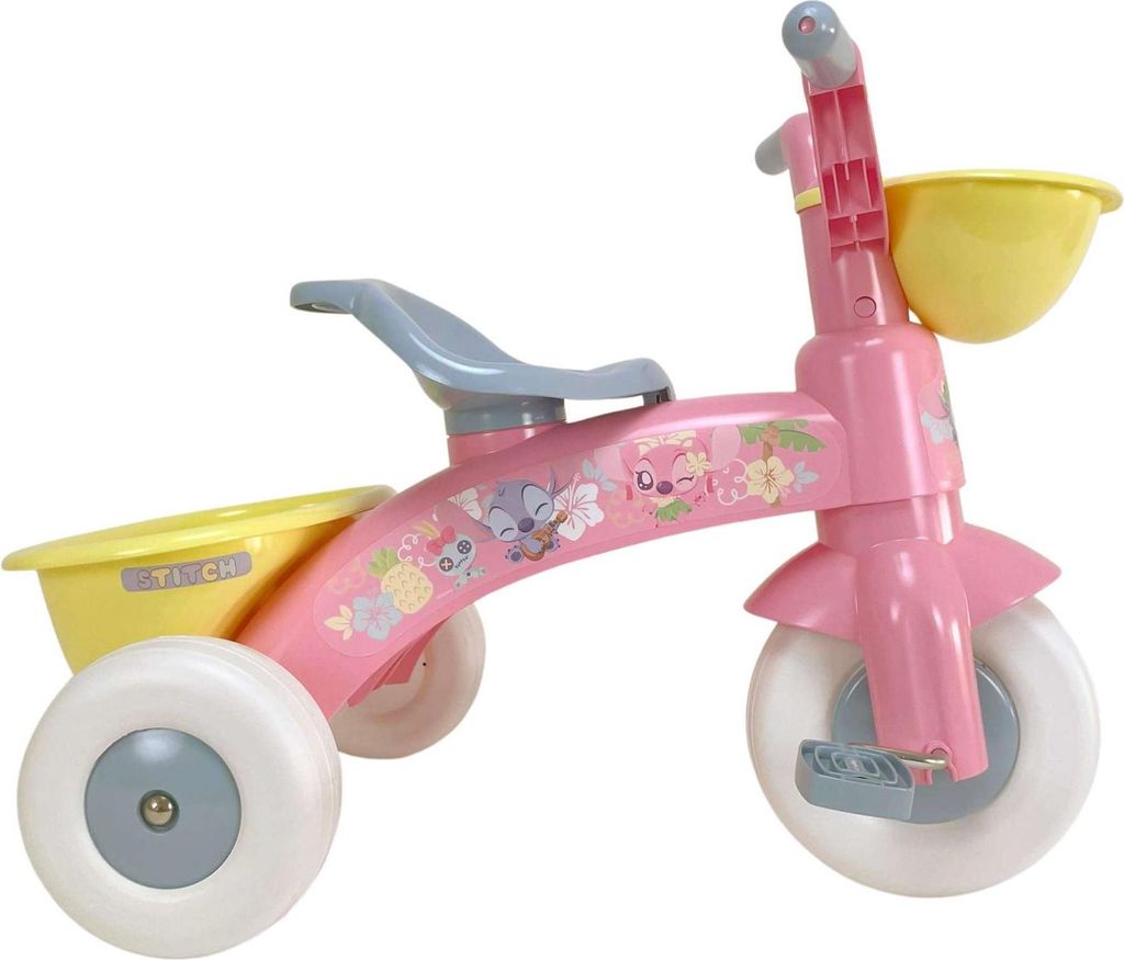 Driewieler Disney Stitch girl pink - robustní plastová Obrázek produktu 