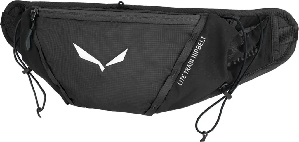 SALEWA Lite Train Hipbelt Noir - Sacoche Banane de Trail Running Légère