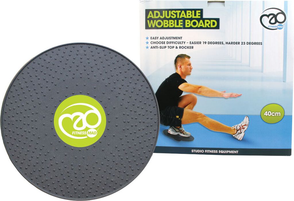 Fitness Mad - Wackelbrett, anpassbar MQ681 (Einheitsgröße) (Grau)