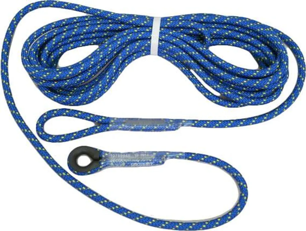 Corde 10 M 840216 bleu Irudek pour sécurité en travaux de hauteur
