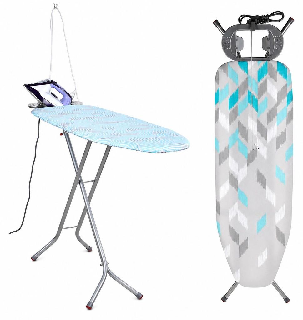 Streckmetall-Bügeltisch Elektro 120x38 cm höhenverstellbar Produktbild 