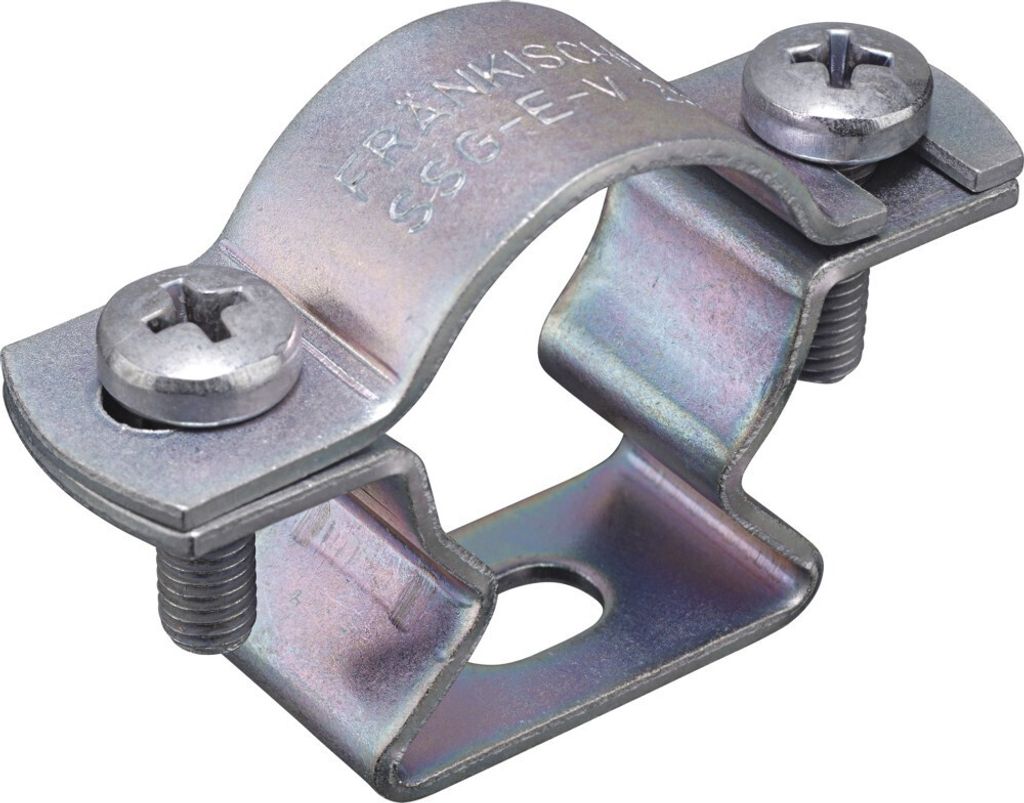 Fränkische Stahlrohr-Abstandschelle SSG-E-V 32 vz. Zn-Ni 20570032
