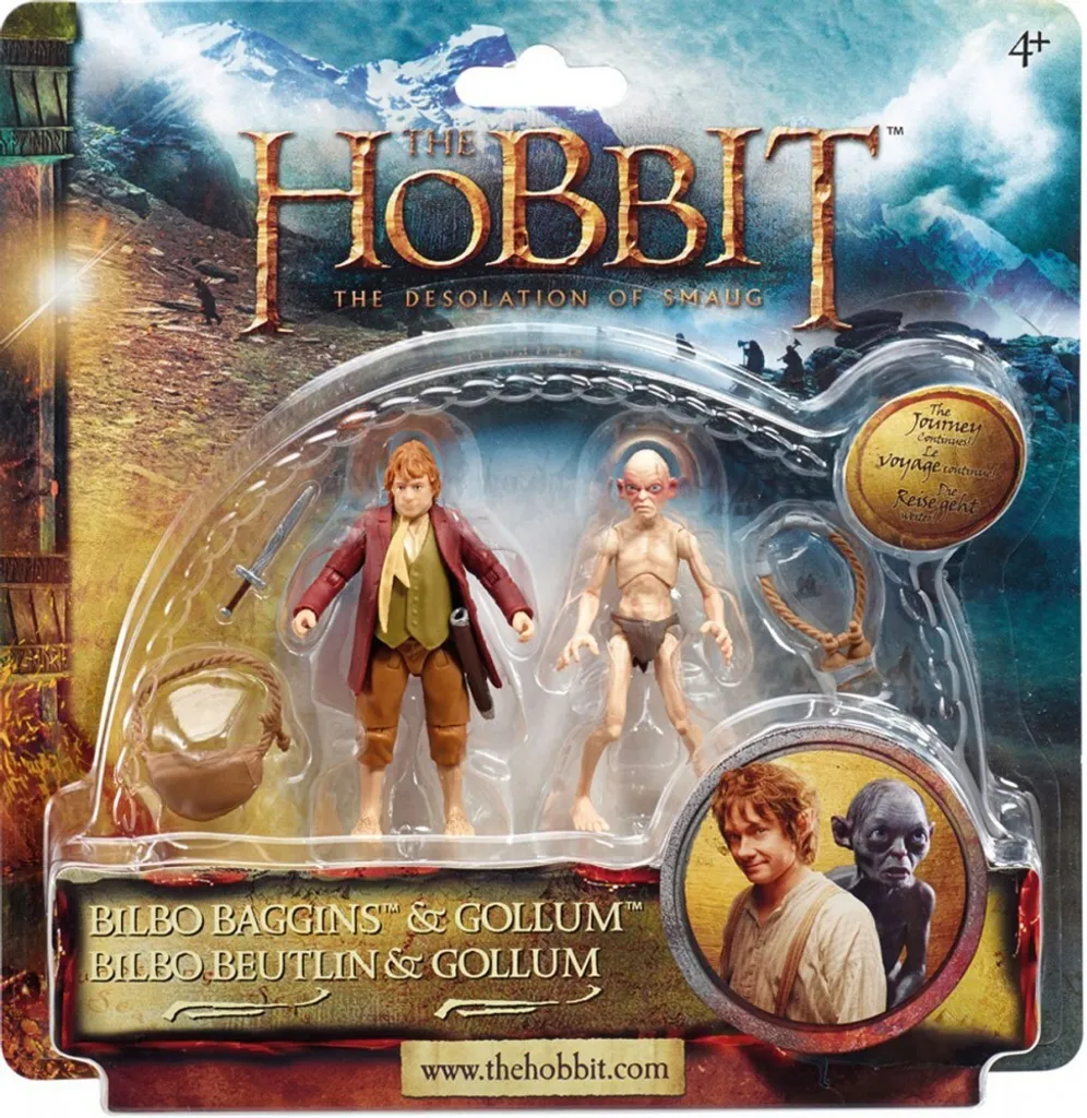 Figurines Bilbo & Gollum Le Hobbit - Détails Haute Fidélité et Finition