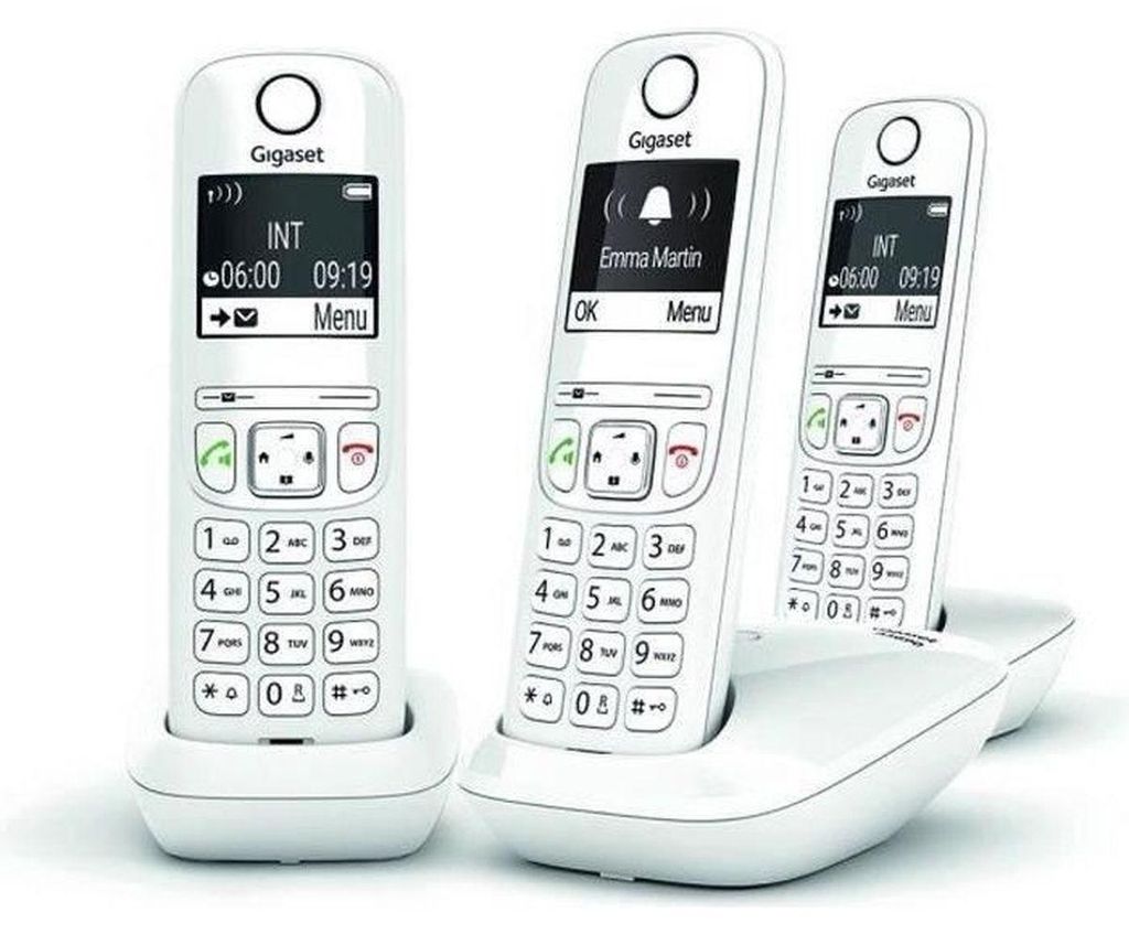 Telefono cordless trio dect bianco Gigaset Immagine del prodotto 