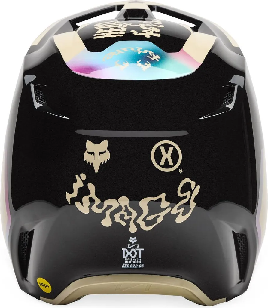 Casque Intégral Motocross Fox Racing V1 MIPS Edition Spéciale Noir en XL - 6
