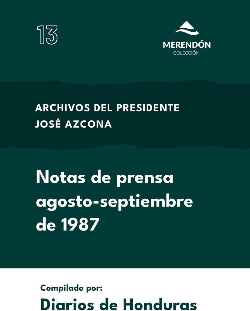 Notas de prensa agosto-septiembre 1987