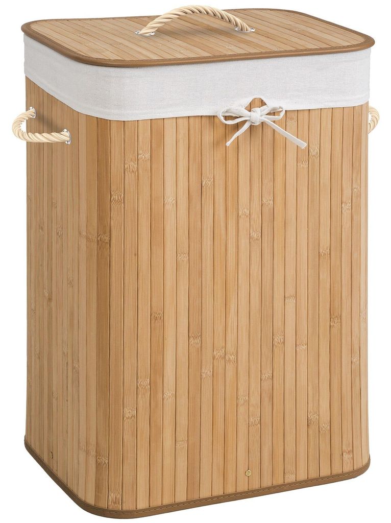 tectake® Wäschekorb 42 x 31,5 x 60 cm Produktbild 
