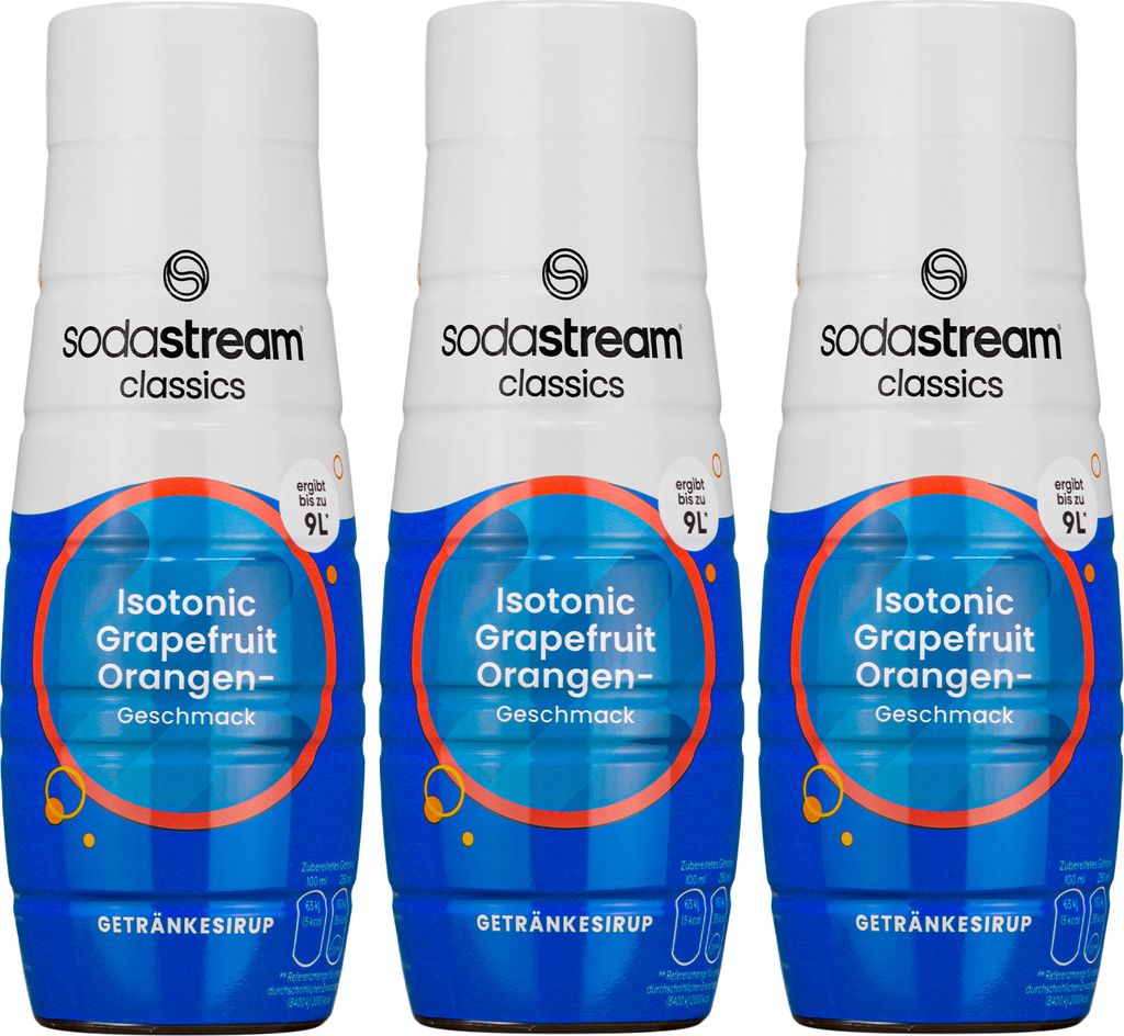 3x sirup pro SodaStream Isotonic 440ml Obrázek produktu 