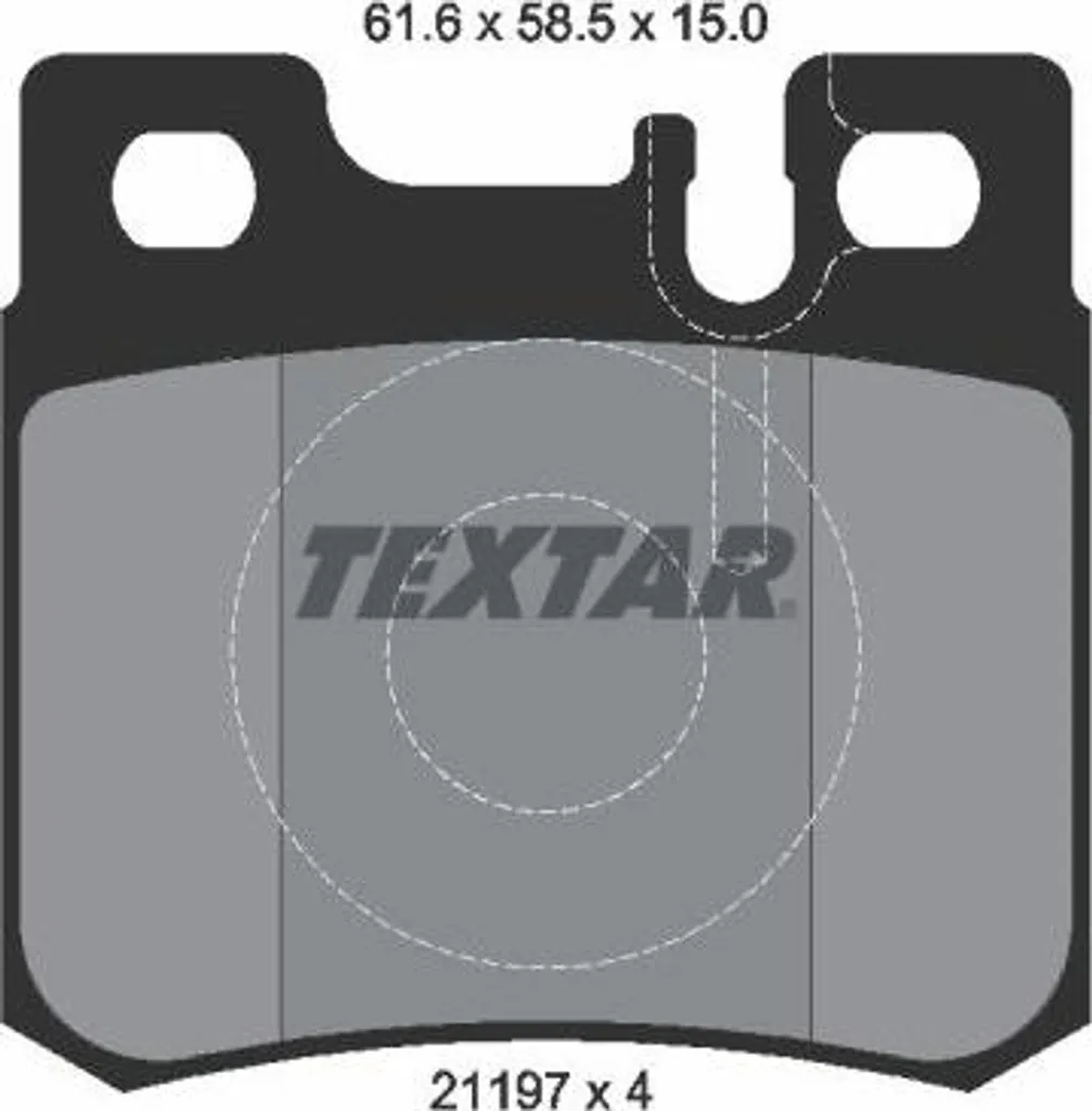 Plaquettes de frein TEXTAR Performance OE 0014200220 haute endurance