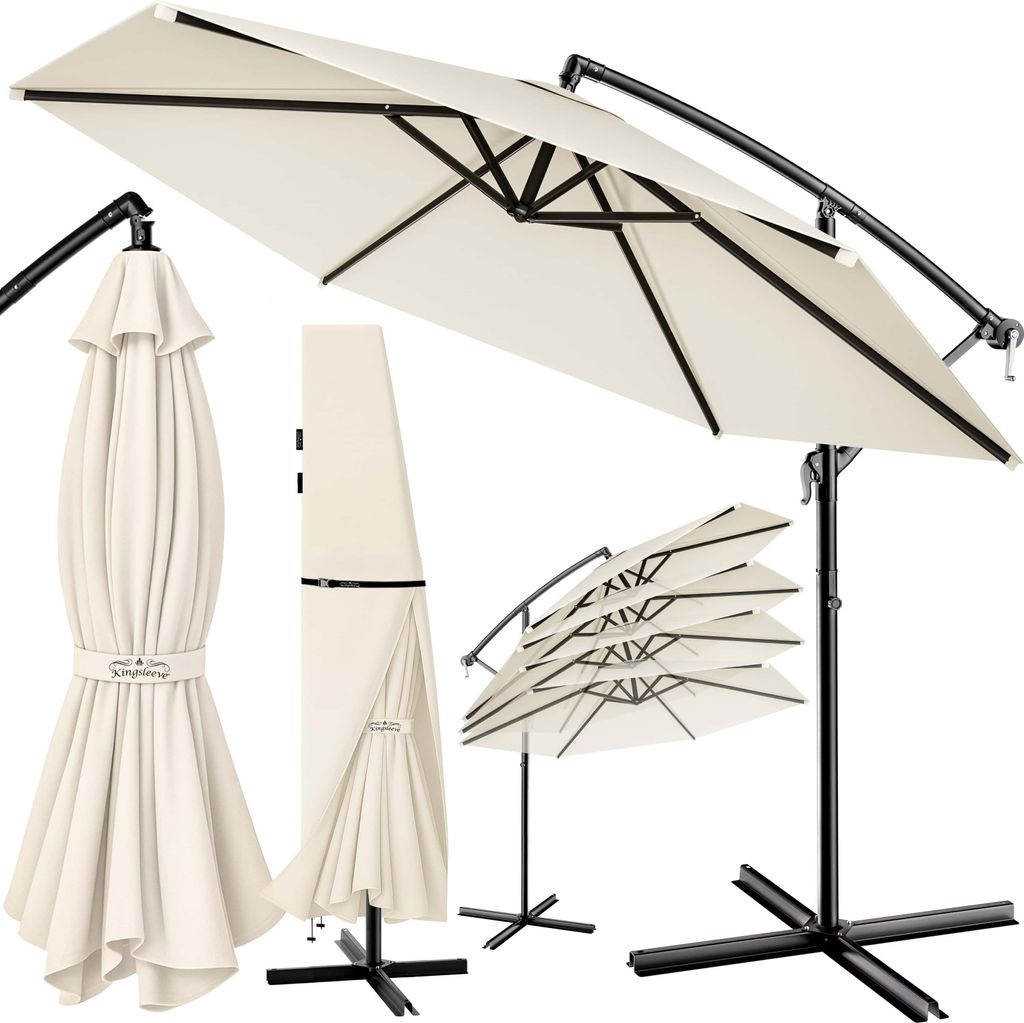KINGSLEEVE® Parasol de jardin extérieur en alu Parasol Image du produit 