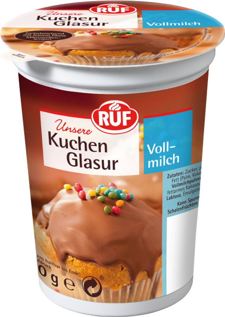 RUF Glasur Vollmilch 500g Produktbild 