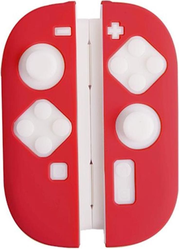 Für Nintendo Switch 2 Joy-Con Grip Design Soft Touch Silikon Schutz Hülle Rot