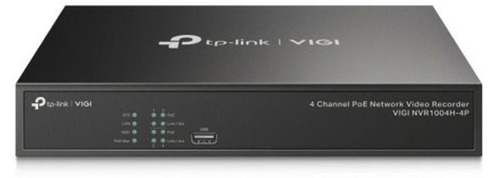 TP-Link VIGI NVR1004H-4P-2TB Schwarz Image du produit 