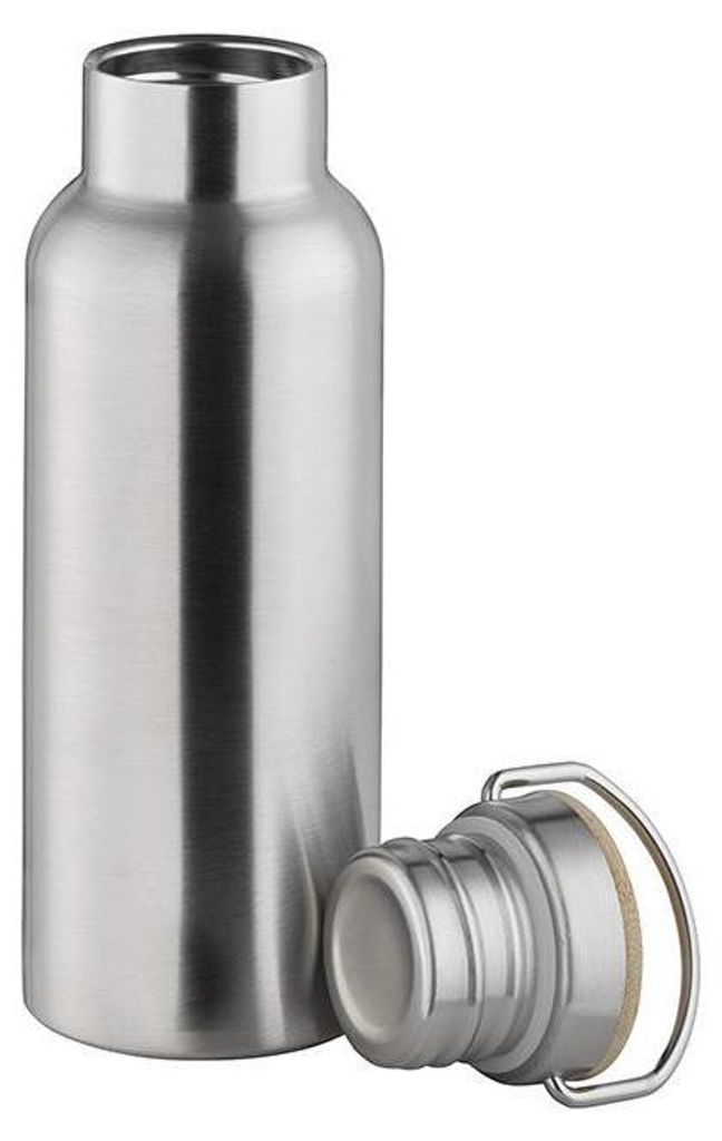 APS 66905 Trinkflasche H2O YEAH!, Edelstahl mattiert, 0,5 Produktbild 